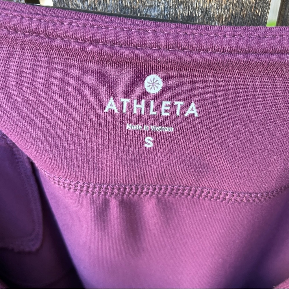 Athleta Crescendo Asymmetric Tiered Skirt In Plum Sz S - Picture 4 of 10